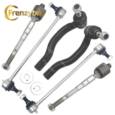 Front Sway Bar Link Inner Outer Tie Rods Kit 6pc For Acura MDX 2007 - 2012 2013 - Image 1 of 4