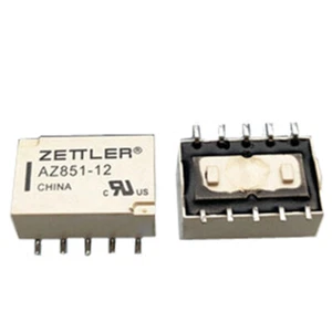 2 piezas Relé de señal ZETTLER AZ851-12 12VDC 10 pines Nuevo - Imagen 1 de 1
