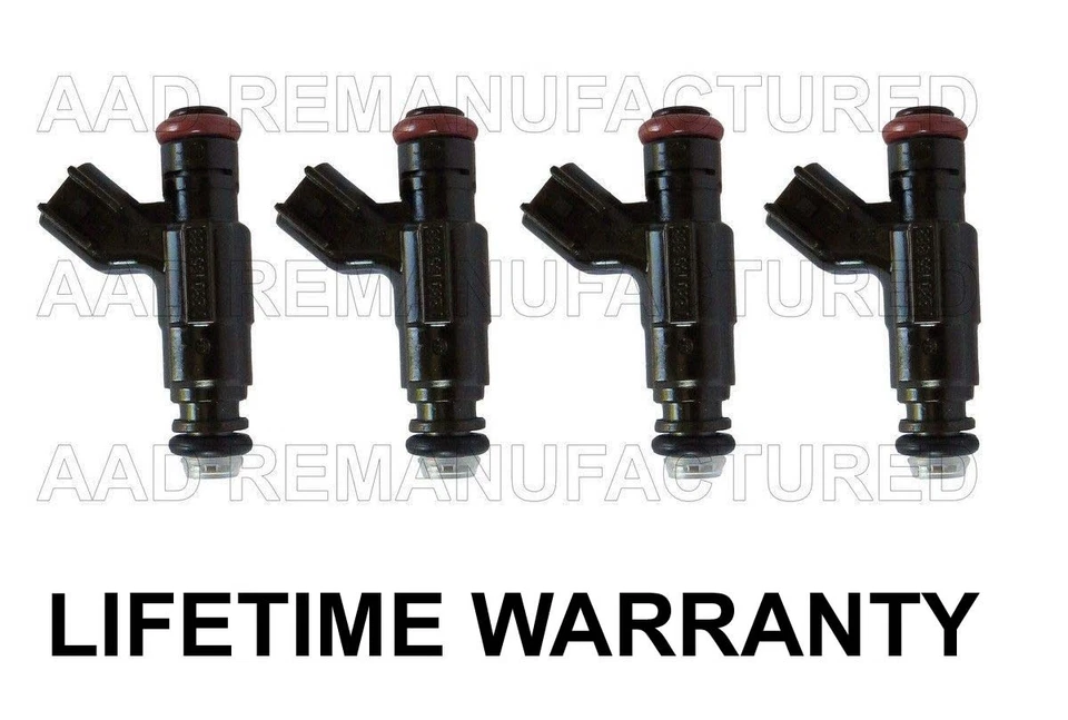 Оригинальный набор из 4 топливных форсунок Bosch для 02 03 04 Ford Focus 2,0 л VIN #P (SOHC) - Изображение 1 из 1