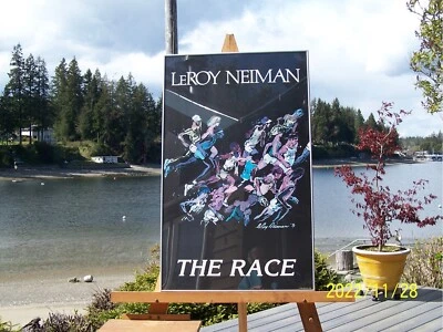 LEROY NEIMAN  - The Race Boston Marathon - ORIGINAL 1979 ART PRINT POSTER - Image 1 of 2