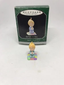 1998 Hallmark Miniature Ornament Betsey's Prayer Betsey Clark QXM4263 - Picture 1 of 7