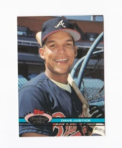 1991 Stadium Club #26 Dave Justice Atlanta Braves - Bild 1 von 2