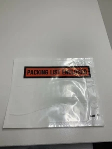 PRESSURE SENSITIVE ENVELOPE, PACKING LIST 4,5in  x 5,5in - Picture 1 of 4