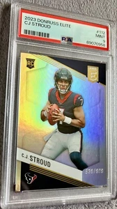 2023 Donruss Elite #112 CJ Stroud: Rookie:/999: PSA 9 - Foto 1 di 2