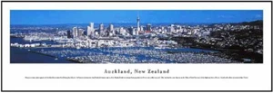 Auckland NZ Panoramic Print / Poster by Blakeway - Picture 1 of 1