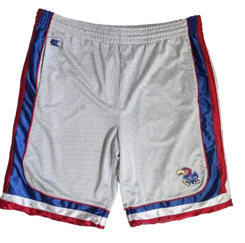 Kansas KU Jayhawks Colosseum Basketball Shorts Mens Large Knee Length Pockets Cover