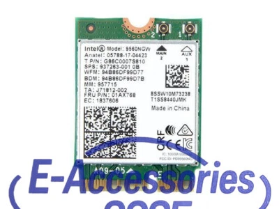 Intel Dual Band Wireless-AC 9560NGW NGFF Wi-Fi Bluetooth 5.0 Card 01AX768 - Bild 1 von 2