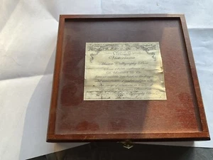 Victoriana Master Calligraphy Box D Leonardi - Picture 1 of 10