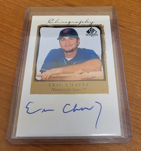 ERIC CHAVEZ 1998 SP Top Prospects Chirography AUTO ~ Huntsville STARS