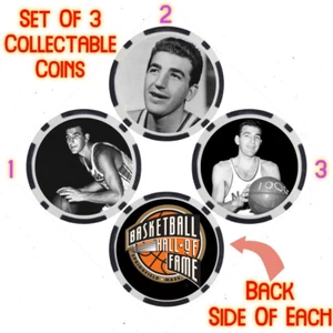 DOLPH SCHAYES - BASKETBALL HALL OF FAME - COLLECTABLE COIN SET - Picture 1 of 2
