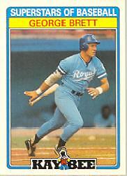 1987 Kay-Bee Baseball Card #5 George Brett ROYALS