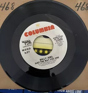 45 RECORD, BILLY JOEL- JUST THE WAY YOU ARE, PROMO/DEMO,3-10646, MONO - Picture 1 of 1