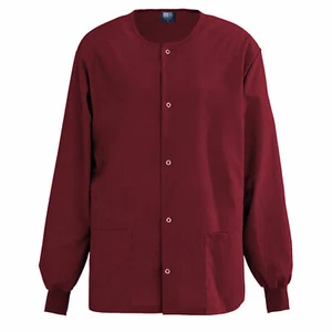 Medgear Women's Scrubs Jacket with Snap Front - Picture 1 of 11