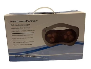 Healthmate Forever Shiatsu Back and Neck Massager - 6 Kneading Deep Tissue 3D. - Picture 1 of 5