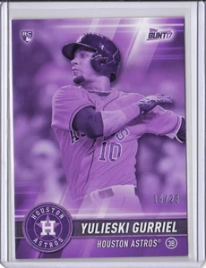 2017 Topps Bunt Base Purple Parallel #23 Yulieski Gurriel Astros/25 - Imagen 1 de 1