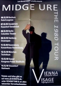 URE, MIDGE - ULTRAVOX - 2019 - Plakat - In Concert - The 1980 Tour - Poster - Picture 1 of 1