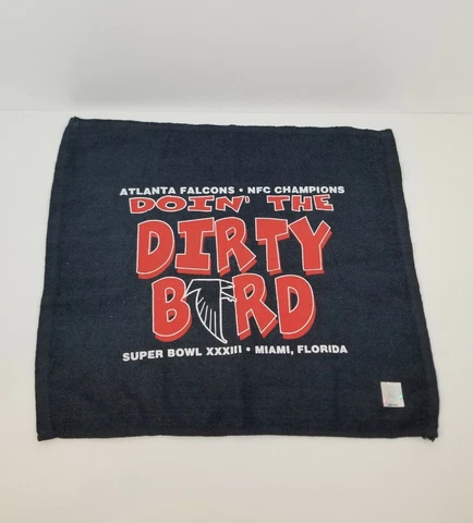 Super Bowl XXXIII Atlanta Falcons NFC Champions Navy Blue Bird Fan Towel Cover