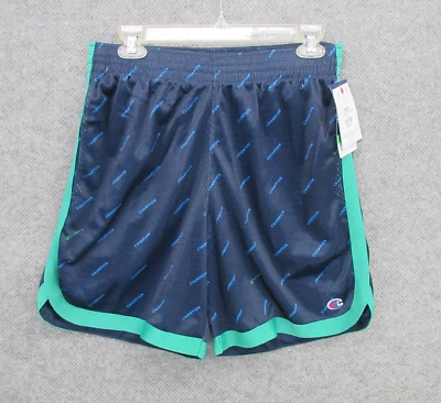 Champion 男式行李箱中号蓝色泳装拉式弹性腰带新品 — 第 1/4 张图片