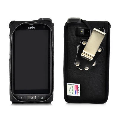 Sonim XP8 Case Heavy Duty Fitted Nylon Case Rotating Removable Metal Belt Clip - Image 1 of 4