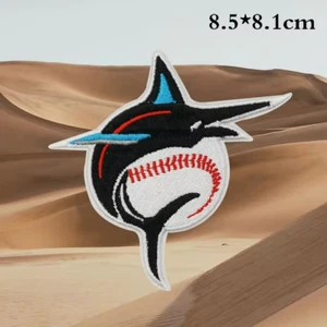 MIAMI MARLINS MLB TEAM EMBROIDERED IRON-ON BASEBALL PATCH...NOT A "B" GRADE... - Picture 1 of 2