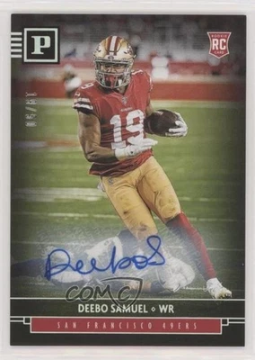 2019 Chronicles Panini Signatures Holo Silver /50 Deebo Samuel Rookie Auto RC - Image 1 of 2