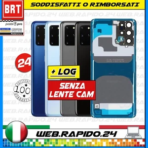 SCOCCA POSTERIORE VETRO+BIADESIVO PER SAMSUNG S20 PLUS SM-G985 BACK COVER - Foto 1 di 1