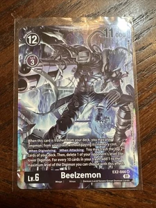 Digimon TCG Digital Hazard Super Rare Beelzemon EX2-044 [Alternate Art] - Picture 1 of 2