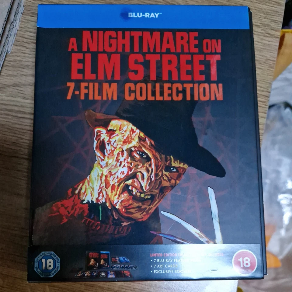 A Nightmare on Elm Street Collection 7-Film Limited Edition Collector's HMV Set - Image 1 of 3