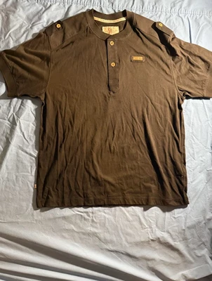CAVI Men's Military Style Shirt 2XL Gold Plaque and Buttons - 23x30 - Image 1 of 4
