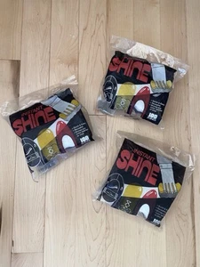 VTG Shoe Shine Deadstock Kits Lot 3 Bags K-mart NOS 70s 80s Cleaner - Picture 1 of 16