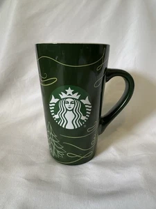 Starbucks 2020 Holiday Tall Mug Coffee Cup 16 oz Christmas Tree Logo Green - Picture 1 of 4