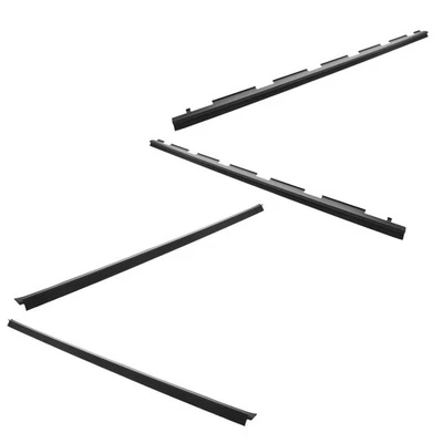 Inner & Outer Window Sweep Felt Seal Weatherstrip 4 Pc Kit Set for Chevy Truck - Image 1 of 4