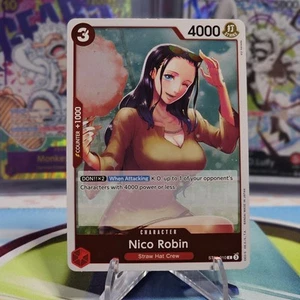 Nico Robin ST21-010 One Piece TCG Gear 5 EX Deck Foil NM   - Picture 1 of 2