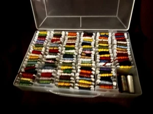 Box full of Embroidery Floss, Majority Full Skeins, 3 metallic - Picture 1 of 6