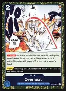 Overheat OP01-086 One Piece TCG Foil R NM - Picture 1 of 2