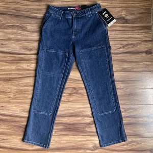 Dickies Jeans Donna 10 Blu Doppio Ginocchio Carpentiere Abbigliamento Lavoro Denim NUOVO - Foto 1 di 13