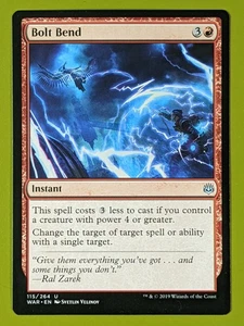 Bolt Bend x1 War of the Spark 1x Magic the Gathering MTG - Picture 1 of 1