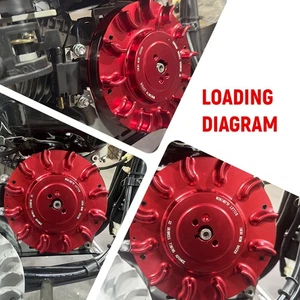 Red Speedway Billet Flywheel For Predator 212cc Hemi 32 Degree Go kart Mini Bike - Foto 1 di 7