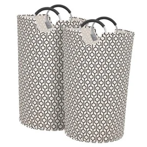 2 Pack 115L Extra Large Laundry Basket Freestanding Laundry 2 x 115L Hexagon - Picture 1 of 7
