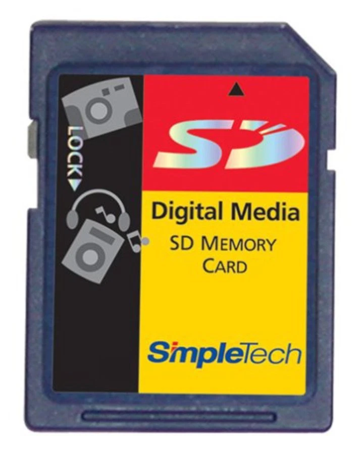 SimpleTech 512 MB SecureDigital Card (STI-SD/512) - Image 1 of 1