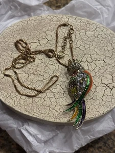 Betsy Johnson Parrot Necklace - Picture 1 of 3