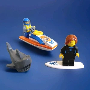 Lego City 60011 Scooter de Mer Garde-Côtes Complet avec Notice - TBE Set de 2013 - Picture 1 of 12