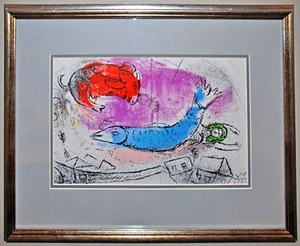 Marc Chagall, The Blue Fish, 1957 - Picture 1 of 1