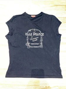 Kurzärmliges Damen-T-Shirt ELLE Logo Rundhalsausschnitt XL Elle Palace - Bild 1 von 7