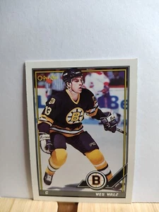 Tarjeta de hockey WES WALZ 🏆1991 O-PEE-CHEE #134 NHLPA🏆 PUBLICACIÓN GRATUITA - Imagen 1 de 2