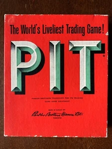 Vintage Parker Brothers PIT World's Liveliest Trading Game 1959 - Bild 1 von 11