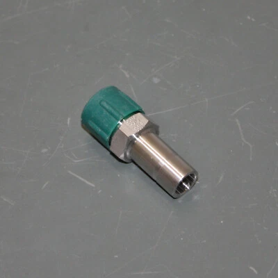 Parker Straight Coupler Adapter 8MA6N-316, 1/2" A-Lok Tube x 3/8" NPT Pipe, SS - Image 1 of 4