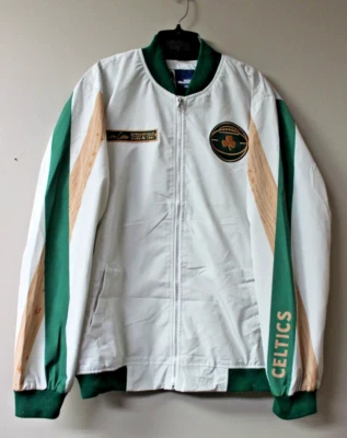 Nuevo NBA Boston Celtics City Edition Cremallera Nylon Chaqueta Hombre XXXL Slim Fit Foto 1 de 4