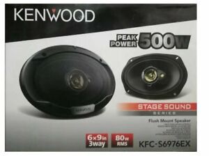 Kenwood KFC-S6976EX 6" X 9" 500 Watt 3-Way Car Speakers Brand New
