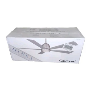 Minka 2599771 Galeventi 52 Inch Ceiling Fan Brushed Nickel Finish NEW - Picture 1 of 7